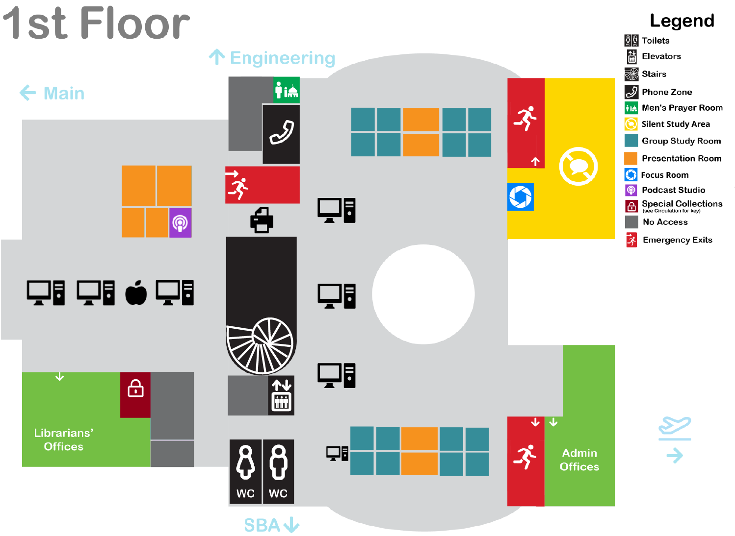 First Floor Map